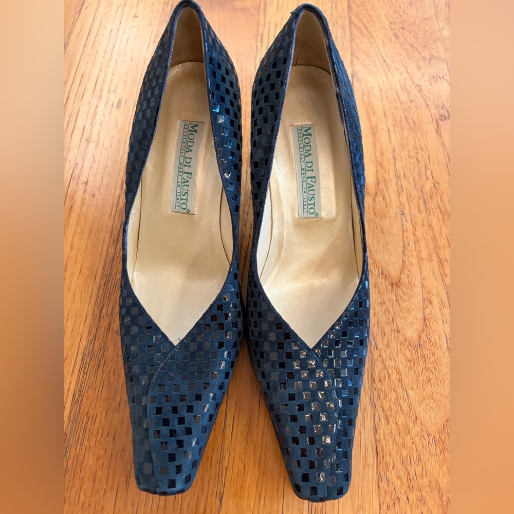 Express Navy Women's Heels